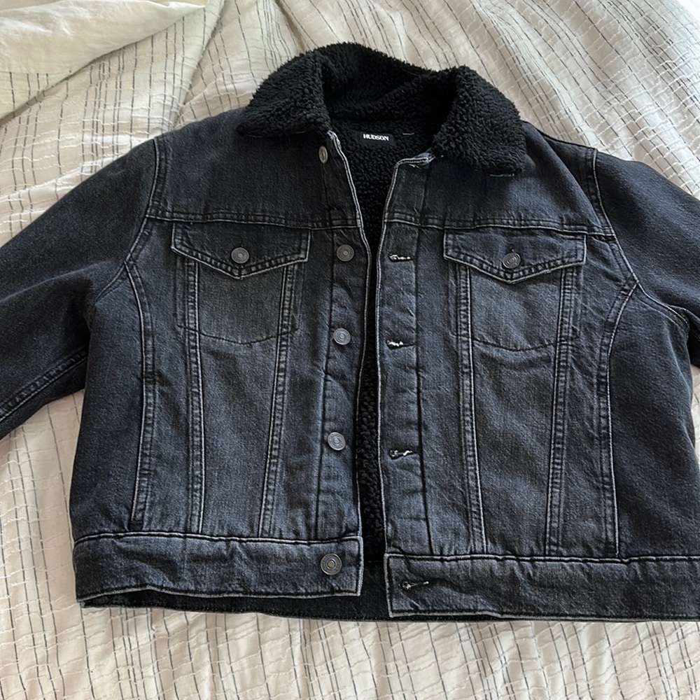 Hudson Black Denim Jacket